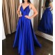 A-Line V-Neck Royal Blue Long Prom Dresses Formal Evening Gowns 601875 A-Line V-Neck Royal Blue Long Prom Dresses Formal Evening Gowns 601875