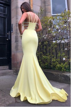 Elegant Mermaid Beaded Long Prom Dresses Formal Evening Gowns 601878