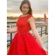 A-Line Beaded Lace Long Prom Dresses Formal Evening Gowns 601893 A-Line Beaded Lace Long Prom Dresses Formal Evening Gowns 601893