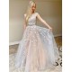 A-Line Beaded Lace Long Prom Dresses Formal Evening Gowns 601893 A-Line Beaded Lace Long Prom Dresses Formal Evening Gowns 601893