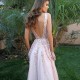 A-Line V-Neck Beaded Long Prom Dresses Formal Evening Gowns 601915 A-Line V-Neck Beaded Long Prom Dresses Formal Evening Gowns 601915