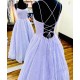 A-Line Spaghetti Straps Long Prom Dresses Formal Evening Gowns 601926 A-Line Spaghetti Straps Long Prom Dresses Formal Evening Gowns 601926