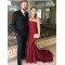 Mermaid Strapless Long Prom Dresses Formal Evening Gowns 601946