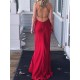 Long Red V-Neck Prom Dresses Formal Evening Gowns 601953 Long Red V-Neck Prom Dresses Formal Evening Gowns 601953