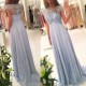 A-Line Beaded Long Prom Dresses Formal Evening Gowns 601967 A-Line Beaded Long Prom Dresses Formal Evening Gowns 601967