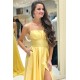 A-Line Long Yellow Prom Dresses Formal Evening Gowns 601983 A-Line Long Yellow Prom Dresses Formal Evening Gowns 601983