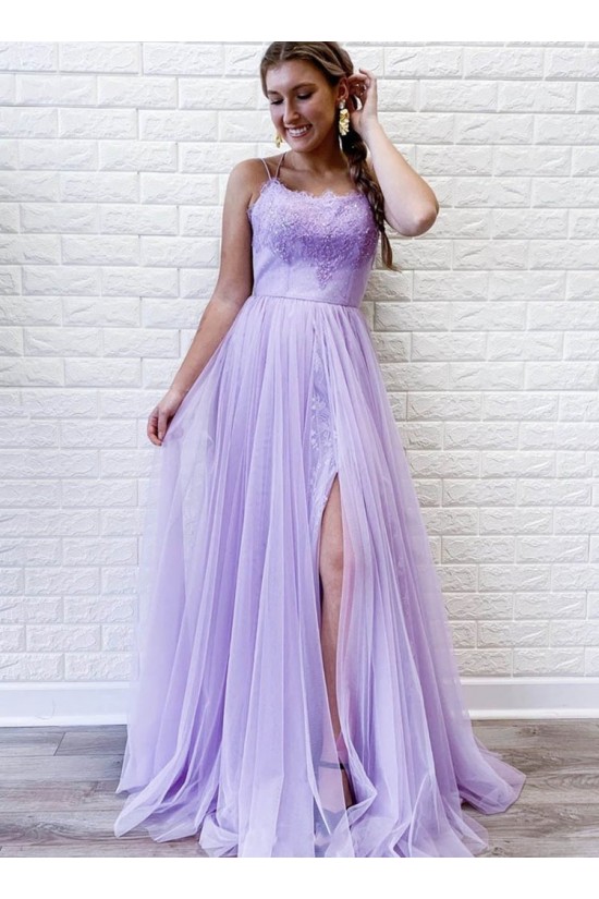 A-Line Lace Long Prom Dresses Formal Evening Gowns 601995 A-Line Lace Long Prom Dresses Formal Evening Gowns 601995