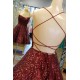 Short Sequins Prom Dress Homecoming Dresses Graduation Party Dresses 701022