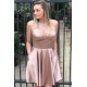 Short V-Neck Prom Dress Homecoming Dresses Graduation Party Dresses 701034