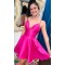Short V-Neck Prom Dress Homecoming Dresses Graduation Party Dresses 701046
