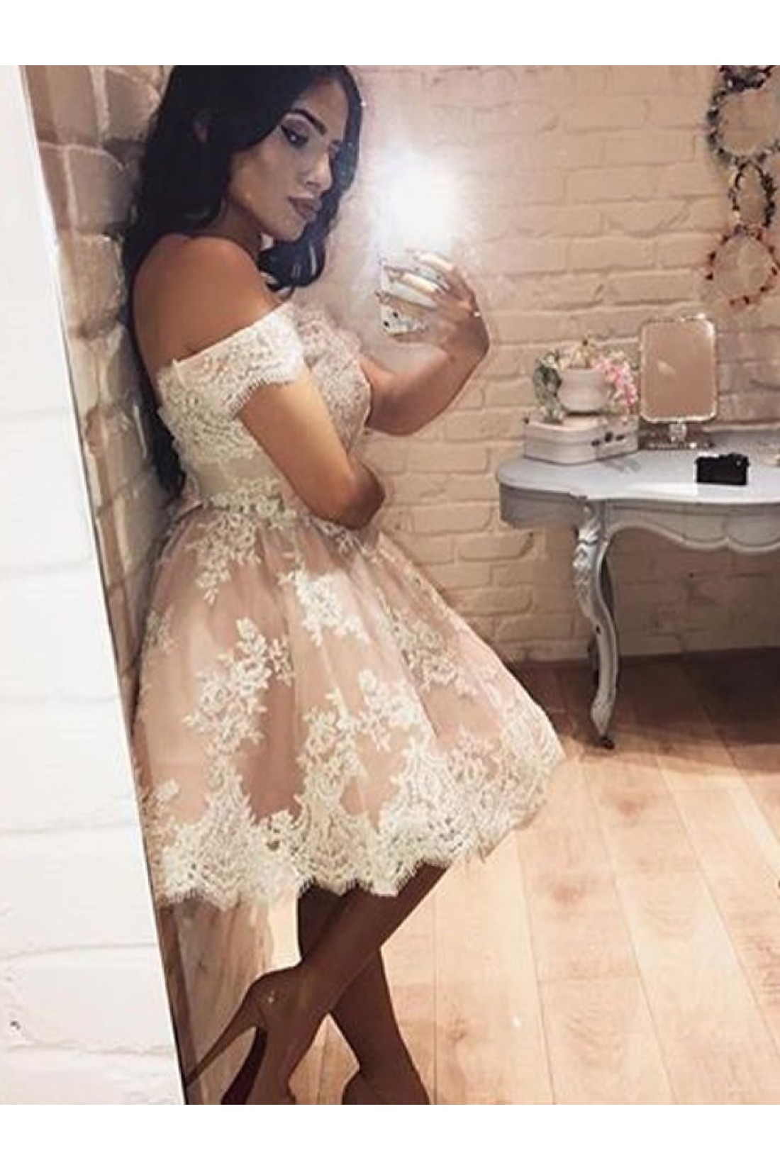 Sheath Short Prom Party Dress Short Homecoming Gowns