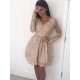 Short Prom Dress Long Sleeves Lace Homecoming Dresses Graduation Party Dresses 701070