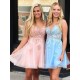 Short Beaded Lace Prom Dress Homecoming Graduation Cocktail Dresses 701131