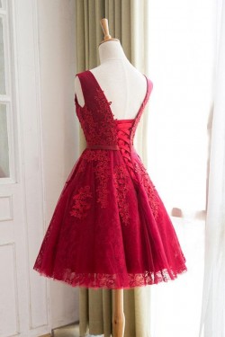 Short Lace Prom Dress Homecoming Graduation Cocktail Dresses 701149