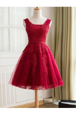 Short Lace Prom Dress Homecoming Graduation Cocktail Dresses 701149