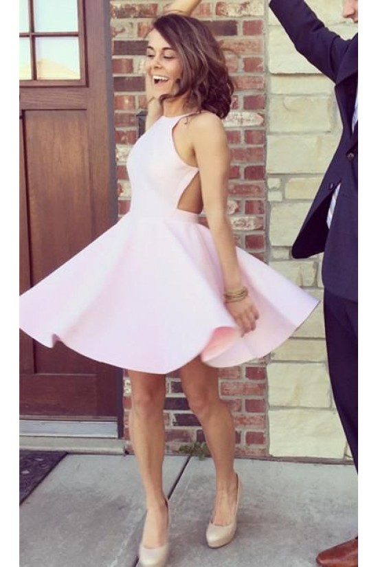 Short Pink Prom Dress Homecoming Graduation Cocktail Dresses 701159