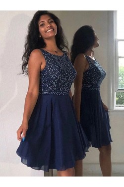 Short Beaded Lace Prom Dress Homecoming Graduation Cocktail Dresses 701245