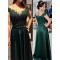 A-Line Beaded Lace Mother of the Bride Dresses 702014
