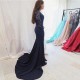 Mermaid Lace Long Sleeves Mother of the Bride Dresses 702027