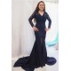 Mermaid Lace Long Sleeves Mother of the Bride Dresses 702027