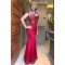 Mermaid Beaded Lace Long Mother of the Bride Dresses 702037