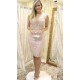 Short Beaded Lace Mother of the Bride Dresses 702078