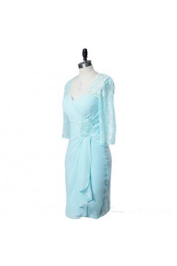 Short Chiffon Lace Mother of the Bride Dresses 702086