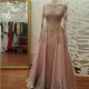 A-Line Beaded Lace Long Sleeves Mother of the Bride Dresses 702087