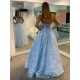 A-Line Long Prom Dresses Formal Evening Gowns 901014