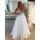 A-Line Long Prom Dresses Formal Evening Gowns 901014