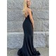 Mermaid Deep V Neck Halter Long Prom Dresses Formal Evening Gowns 901089 Mermaid Deep V Neck Halter Long Prom Dresses Formal Evening Gowns 901089