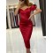 Sheath Red Prom Dresses Formal Evening Gowns 901092