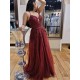 A-Line Lace and Tulle Long Prom Dresses Formal Evening Gowns 901096 A-Line Lace and Tulle Long Prom Dresses Formal Evening Gowns 901096