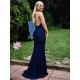 Elegant Long Blue Lace Mermaid Prom Dresses Formal Evening Gowns 901101 Elegant Long Blue Lace Mermaid Prom Dresses Formal Evening Gowns 901101