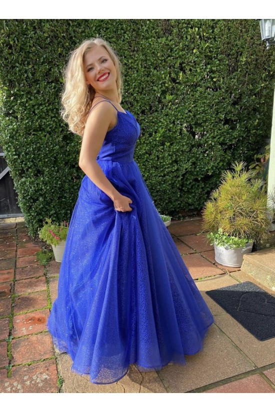 A-Line Long Blue Prom Dresses Formal Evening Gowns 901119 A-Line Long Blue Prom Dresses Formal Evening Gowns 901119