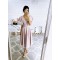 A-Line Tea Length Long Prom Dresses Formal Evening Gowns 901128