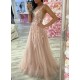 A-Line Lace and Tulle Prom Dress Formal Evening Gowns 901138 A-Line Lace and Tulle Prom Dress Formal Evening Gowns 901138
