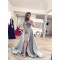 A-Line Lace Long Prom Dress Formal Evening Gowns 901142