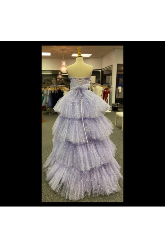 High Low Strapless Sparkle Tulle Prom Dress Formal Evening Gowns 901163 High Low Strapless Sparkle Tulle Prom Dress Formal Evening Gowns 901163