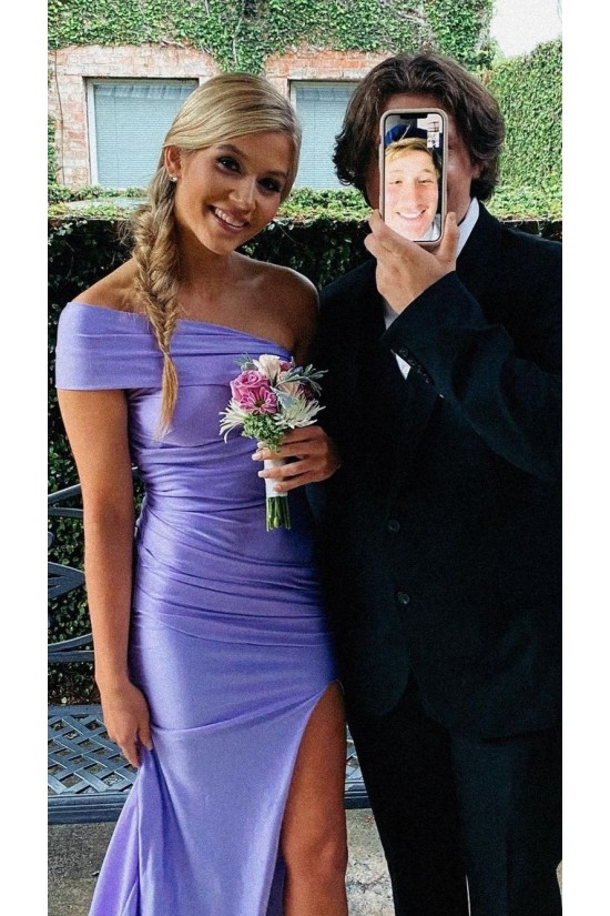 Elegant Lavender One Shoulder Long Prom Dress Formal Evening Gowns 901176 Elegant Lavender One Shoulder Long Prom Dress Formal Evening Gowns 901176
