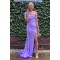 Elegant Lavender One Shoulder Long Prom Dress Formal Evening Gowns 901176