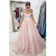 A-Line Long Pink Tulle Prom Dress Formal Evening Gowns 901194 A-Line Long Pink Tulle Prom Dress Formal Evening Gowns 901194