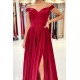 Long Red Off the Shoulder Prom Dress Formal Evening Gowns 901201 Long Red Off the Shoulder Prom Dress Formal Evening Gowns 901201
