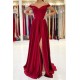 Long Red Off the Shoulder Prom Dress Formal Evening Gowns 901201 Long Red Off the Shoulder Prom Dress Formal Evening Gowns 901201