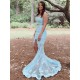 Lace Two Pieces Prom Dress Formal Evening Gowns 901203 Lace Two Pieces Prom Dress Formal Evening Gowns 901203