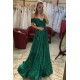 Long Green Sequin Off-the-Shoulder Prom Dress Formal Evening Gowns 901208 Long Green Sequin Off-the-Shoulder Prom Dress Formal Evening Gowns 901208
