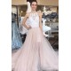 A-Line Lace and Tulle Long Prom Dress Formal Evening Gowns 901221 A-Line Lace and Tulle Long Prom Dress Formal Evening Gowns 901221