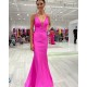 Elegant Mermaid Spaghetti Straps Prom Dress Formal Evening Gowns 901224 Elegant Mermaid Spaghetti Straps Prom Dress Formal Evening Gowns 901224