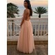 A-Line Lace and Tulle Prom Dress Formal Evening Gowns 901259 A-Line Lace and Tulle Prom Dress Formal Evening Gowns 901259
