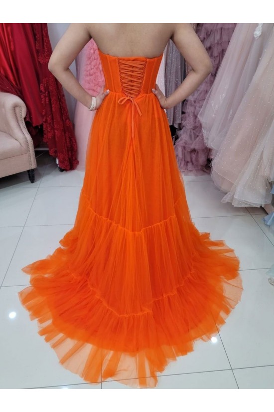 A-Line Sweetheart Tulle Prom Dresses Formal Evening Gowns 901266 A-Line Sweetheart Tulle Prom Dresses Formal Evening Gowns 901266